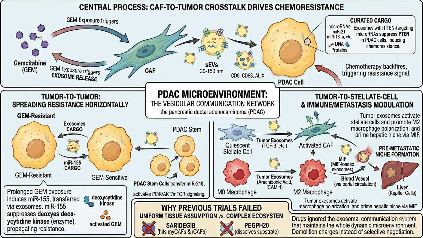 Microvesicles communication between stroma and tumoral cells 